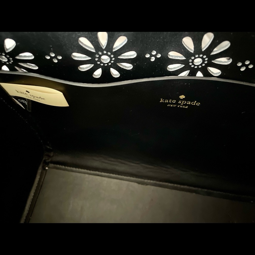 ⭐️NEW Kate spade Faye Drive Elisabeth tote black leather convertible bag NWOT - Picture 12 of 13